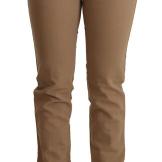 GF Ferre - Elegant Brown Cropped Harem Pants