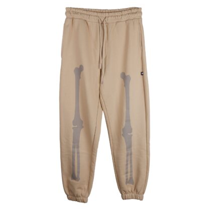 Comme Des Fuckdown - Graphic Cotton Sweatpants - Beige Italian Craft