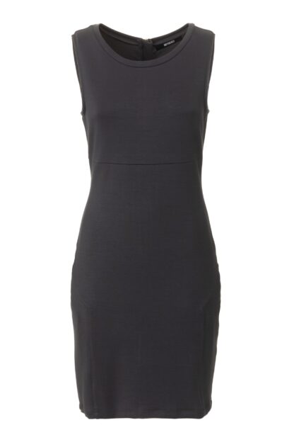 Imperfect - Black Polyester Women Dress