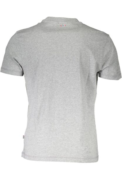 Napapijri - Gray Cotton Men TShirt