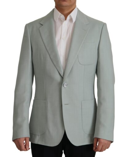 Dolce & Gabbana - Elegant Slim Fit Cashmere Silk Blazer Jacket