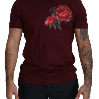 Dolce & Gabbana - Floral Elegance Cotton Crewneck Tee