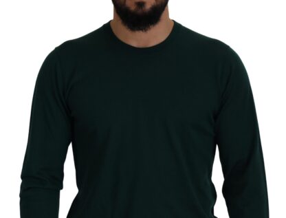 Dolce & Gabbana - Elegant Green Crewneck Cashmere Sweater