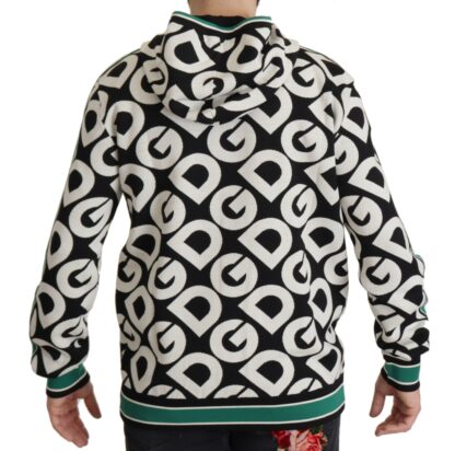 Dolce & Gabbana - Logo Mania Zip Hooded Wool Sweater