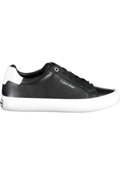 Calvin Klein - Black Leather Women Sneaker