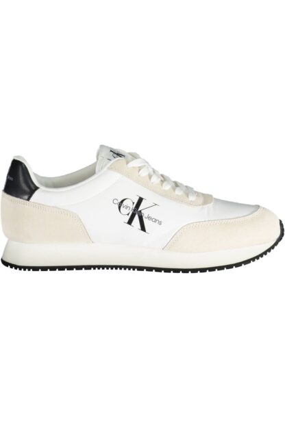 Calvin Klein - White Nylon Men Sneaker