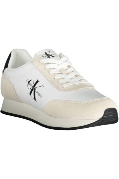 Calvin Klein - White Nylon Men Sneaker