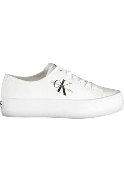 Calvin Klein - White Cotton Women Sneaker