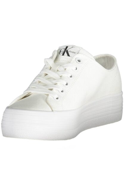 Calvin Klein - White Cotton Women Sneaker