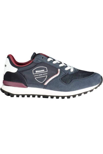 Blauer - Blue Polyester Men Sneaker