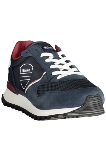 Blauer - Blue Polyester Men Sneaker