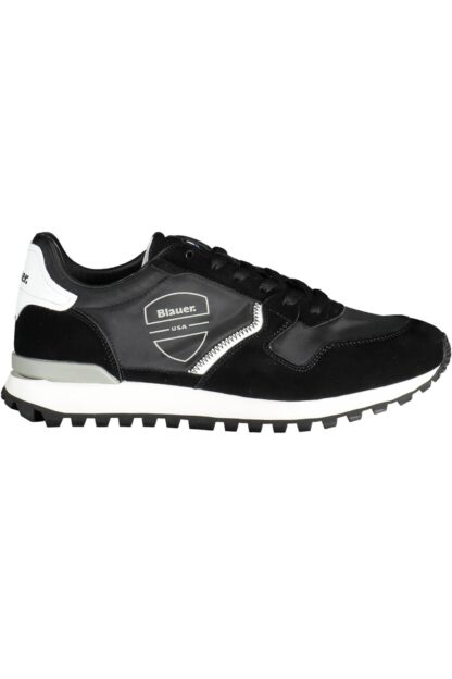 Blauer - Black Polyester Men Sneaker