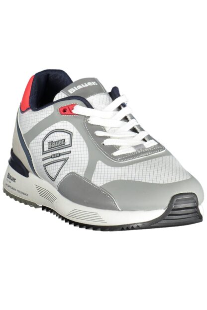 Blauer - White Polyester Men Sneaker