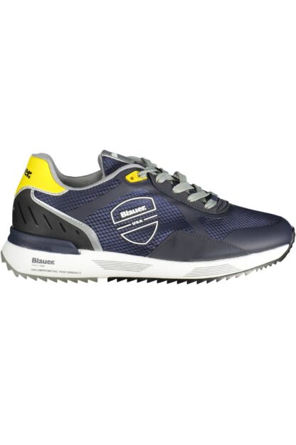 Blauer - Blue Polyester Men Sneaker