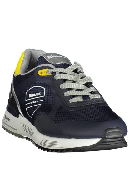 Blauer - Blue Polyester Men Sneaker