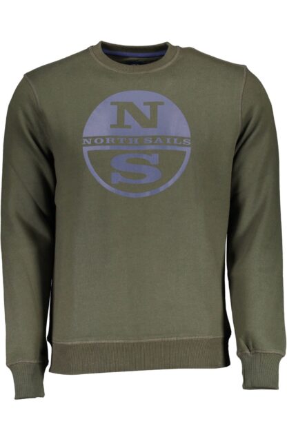 North Sails - Green Cotton Men Sweater