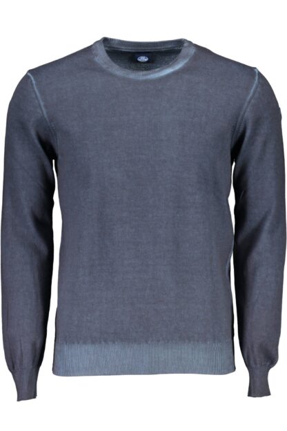 North Sails - Blue Cotton Men Sweater