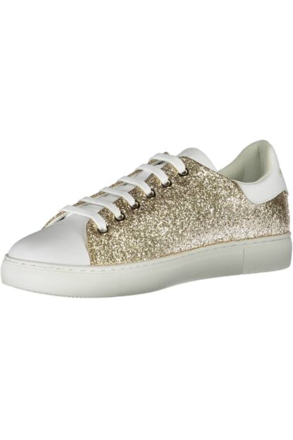 Emporio Armani - Gold Polyester Women Sneaker