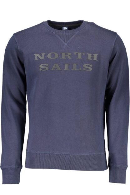 North Sails - Blue Cotton Men Sweater