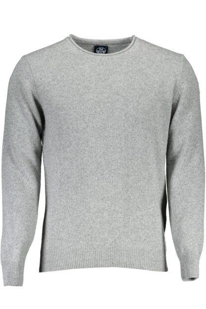 North Sails - Gray Wool Men Sweater