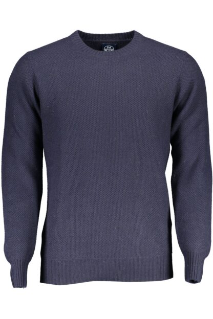 North Sails - Blue Wool Men Sweater