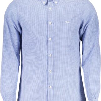 Dolce & Gabbana - Elegant Slim Fit Blue Crown Shirt