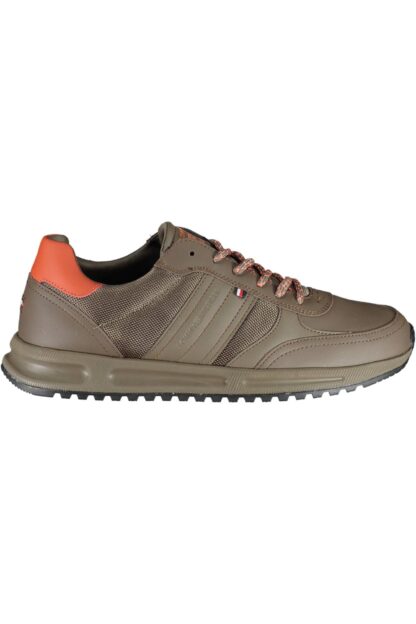 Tommy Hilfiger - Brown Synthetic Men Sneaker