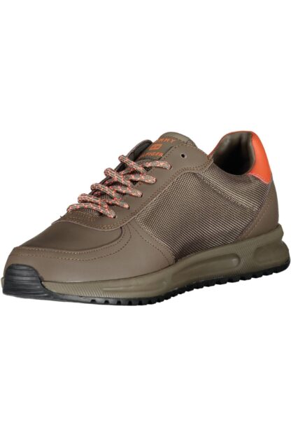 Tommy Hilfiger - Brown Synthetic Men Sneaker