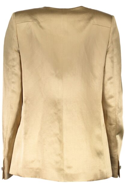 Just Cavalli - Gold Linen Women Jacket