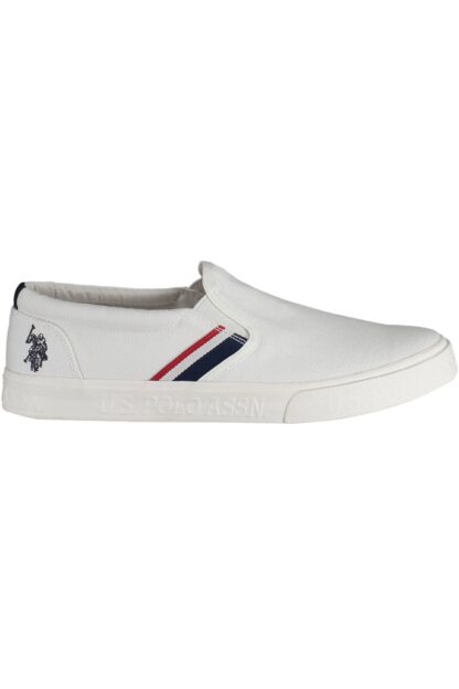 U.S. POLO ASSN. - White Synthetic Men Sneaker