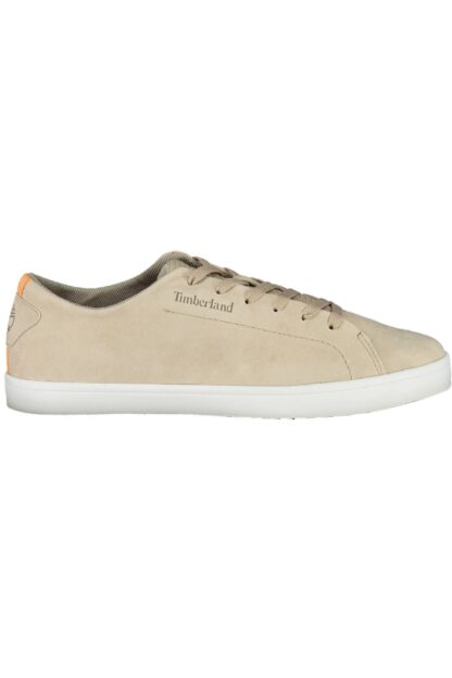 Timberland - Beige Leather Men Sneaker