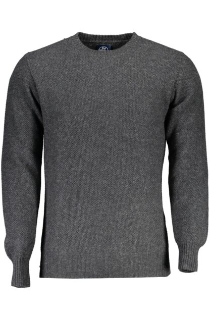 North Sails - Gray Wool Men Sweater