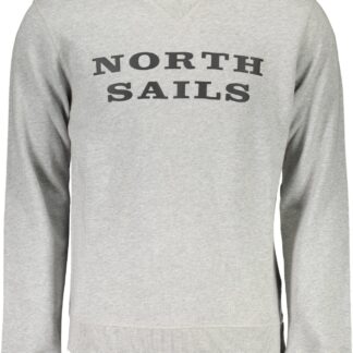 North Sails - Gray Cotton Men Sweater