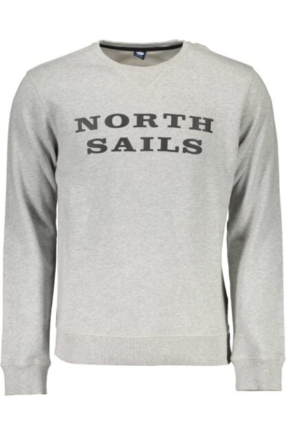 North Sails - Gray Cotton Men Sweater