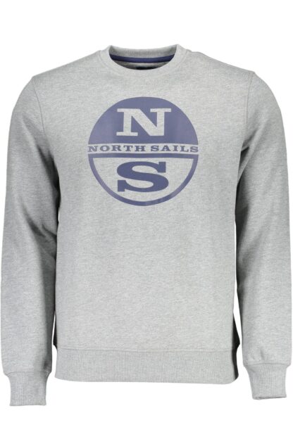 North Sails - Gray Cotton Men Sweater