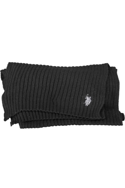 U.S. POLO ASSN. - Black Wool Men Scarf