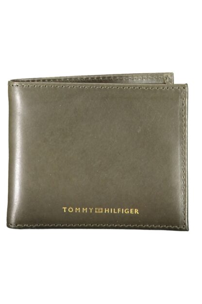 Tommy Hilfiger - Green Leather Men Wallet