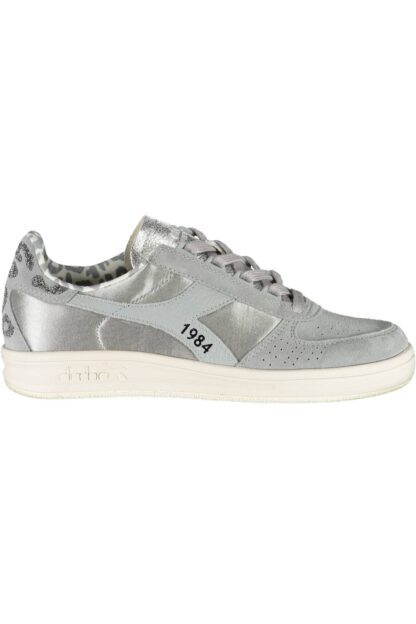 Diadora - Gray Fabric Women Sneaker