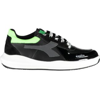 Diadora - Black Leather Men Sneaker