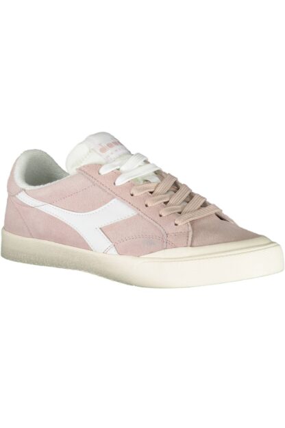 Diadora - Pink Leather Women Sneaker