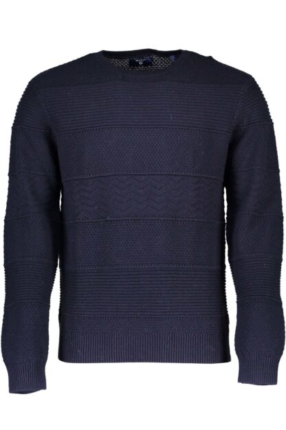 Gant - Chic Blue Cotton Round Neck Sweater