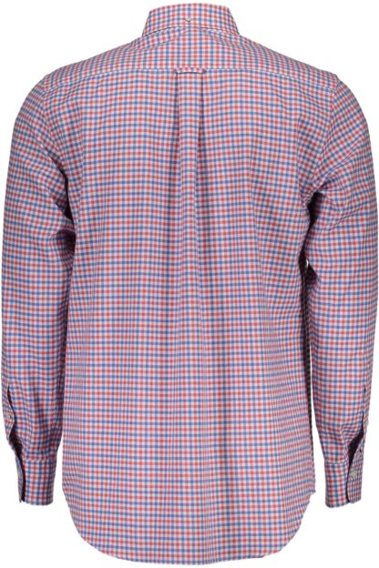 Gant - Elegant Red Long Sleeve Italian Collar Shirt