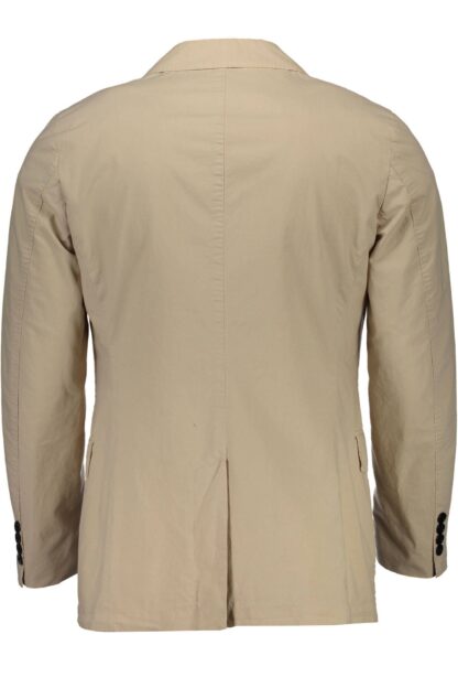 Gant - Elegant Beige Long Sleeve Classic Jacket