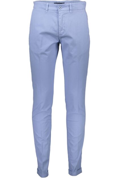 Harmont & Blaine - Elegant Light Blue Cotton Trousers