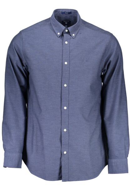 Gant - Elegant Blue Cotton Long Sleeve Shirt