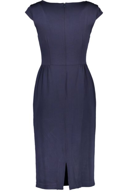 Gant - Elegant Blue Short Dress with Wide Shoulder