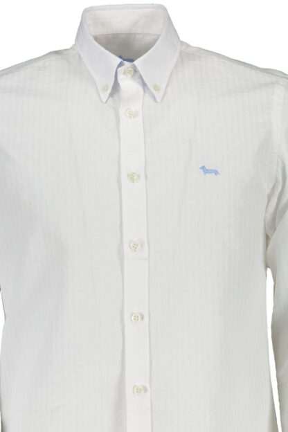 Harmont & Blaine - Elegant White Cotton Button-Down Shirt