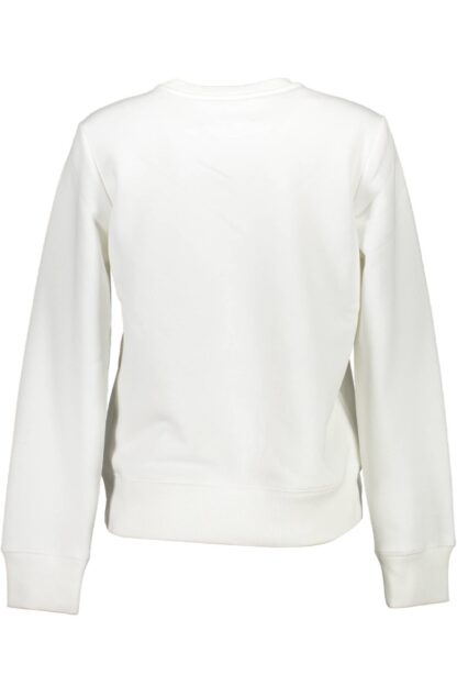 Calvin Klein - Elegant White Organic Cotton Sweatshirt