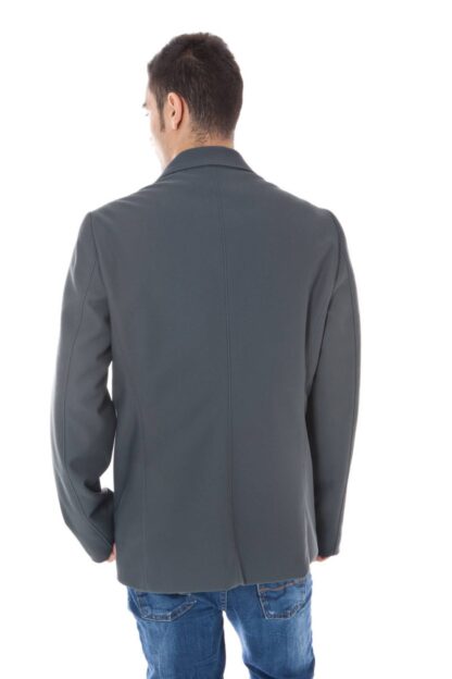 Calvin Klein - Elegant Gray Polyamide Sport Jacket