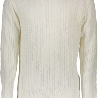 Calvin Klein - Elegant White Organic Cotton Sweatshirt